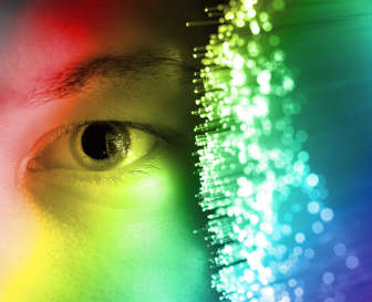 Farben tragen und Farben sehen